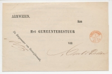 Twee-letterstempel Steenwijk 1869