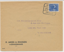 Treinblokstempel : Utrecht - Zwolle VII 1949