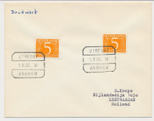 Treinblokstempel : Utrecht - Arnhem VI 1966
