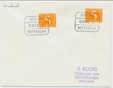 Treinblokstempel : Utrecht - Rotterdam C 1966