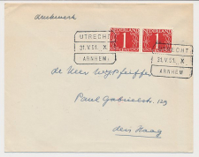 Treinblokstempel : Utrecht - Arnhem X 1951