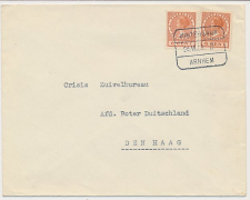 Treinblokstempel : Winterswijk - Arnhem D 1935