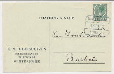Treinblokstempel : Winterswijk - Arnhem C 1931