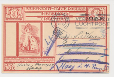 Briefkaart G. 214 f Den Haag - Duitsland 1927 Poste Restante