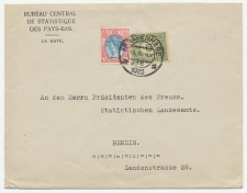 Em. Bontkraag Den Haag - Duitsland 1923 Bureau de Statistique