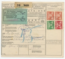 Em Duif Pakketkaart Besoyen - Duitsland 1943