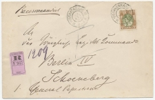 Em. Bontkraag Aangetekend Den Haag - Duitsland 1905