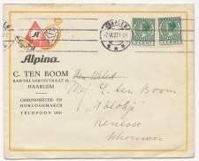Firma envelop Haarlem 1927  -  Horlogemaker