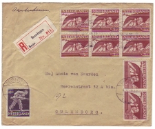 Em. Bevrijding 1944 Aangetekend Beuningen - Noodstrookje WOII