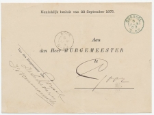 Kleinrondstempel  Gorssel 1889 ( groen )