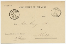 Kleinrondstempel  Heerde 1896