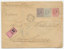 Em. 1872 Aangetekend Amsterdam - Duitsland