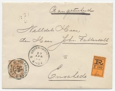 Em. Bontkraag Aangetekend Voorschoten - Enschede 1906