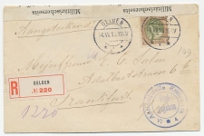 Em. Bontkraag Aangetekend Delden - Duitsland 1915
