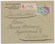 Em. Veth Aangetekend Amsterdam - Duitsland 1925